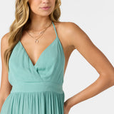 Annalisa Solid Midi Dress