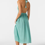 Annalisa Solid Midi Dress