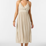 Annalisa Solid Midi Dress