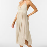 Annalisa Solid Midi Dress