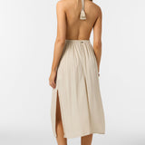 Annalisa Solid Midi Dress