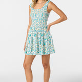 Adelle Coastal Floral Mini Dress