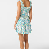Adelle Coastal Floral Mini Dress