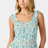 Adelle Coastal Floral Mini Dress
