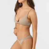Saltwater Solids Pismo Tall Tri Bralette Top