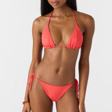 Saltwater Solids Rib Venice Triangle Top