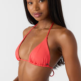 Saltwater Solids Rib Venice Triangle Top