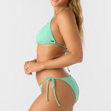 Saltwater Solids Rib Venice Triangle Top