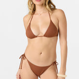 Saltwater Solids Rib Venice Triangle Top