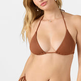 Saltwater Solids Rib Venice Triangle Top