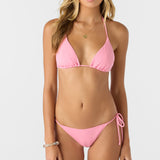 Saltwater Solids Rib Venice Triangle Top