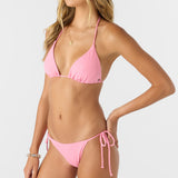 Saltwater Solids Rib Venice Triangle Top