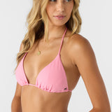 Saltwater Solids Rib Venice Triangle Top