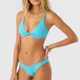 Saltwater Solids Rib Pismo Tall Tri Bralette Top