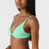 Saltwater Solids Rib Pismo Bralette Top