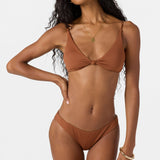 Saltwater Solids Rib Pismo Bralette Top