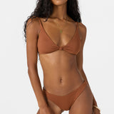 Saltwater Solids Rib Pismo Bralette Top
