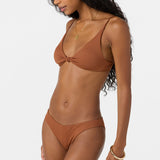Saltwater Solids Rib Pismo Bralette Top