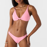 Saltwater Solids Rib Pismo Bralette Top