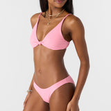 Saltwater Solids Rib Pismo Bralette Top