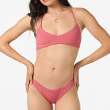 Saltwater Solids Rib Huntington Bralette Top