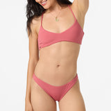 Saltwater Solids Rib Huntington Bralette Top