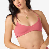 Saltwater Solids Rib Huntington Bralette Top