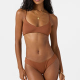 Saltwater Solids Rib Huntington Bralette Top