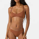 Saltwater Solids Rib Huntington Bralette Top