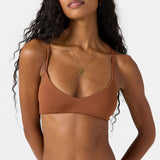 Saltwater Solids Rib Huntington Bralette Top