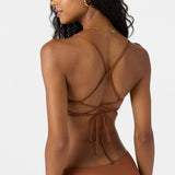 Saltwater Solids Rib Huntington Bralette Top