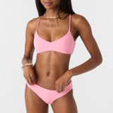 Saltwater Solids Rib Huntington Bralette Top