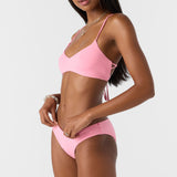 Saltwater Solids Rib Huntington Bralette Top