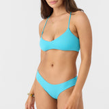 Saltwater Solids Rib Blue Lagoon Full Bottoms