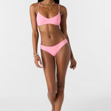 Saltwater Solids Rib Blue Lagoon Full Bottoms