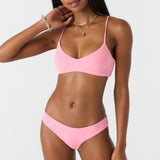 Saltwater Solids Rib Blue Lagoon Full Bottoms