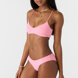 Saltwater Solids Rib Blue Lagoon Full Bottoms