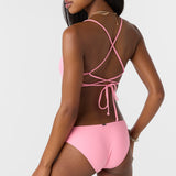 Saltwater Solids Rib Blue Lagoon Full Bottoms