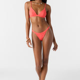 Saltwater Solids Rib Seaside Triangle Top