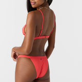 Saltwater Solids Rib Seaside Triangle Top