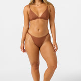 Saltwater Solids Rib Seaside Triangle Top