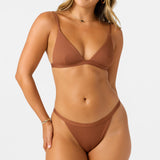 Saltwater Solids Rib Seaside Triangle Top