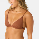 Saltwater Solids Rib Seaside Triangle Top