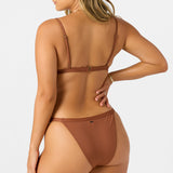 Saltwater Solids Rib Seaside Triangle Top