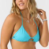 Saltwater Solids Rib Madrid Halter Top