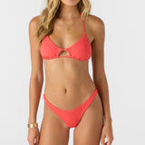 Saltwater Solids Rib Madrid Halter Top