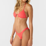 Saltwater Solids Rib Madrid Halter Top