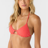 Saltwater Solids Rib Madrid Halter Top