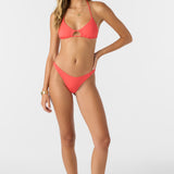 Saltwater Solids Rib Madrid Halter Top