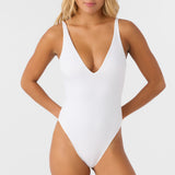 Saltwater Solids Rib Edgewater One-Piece